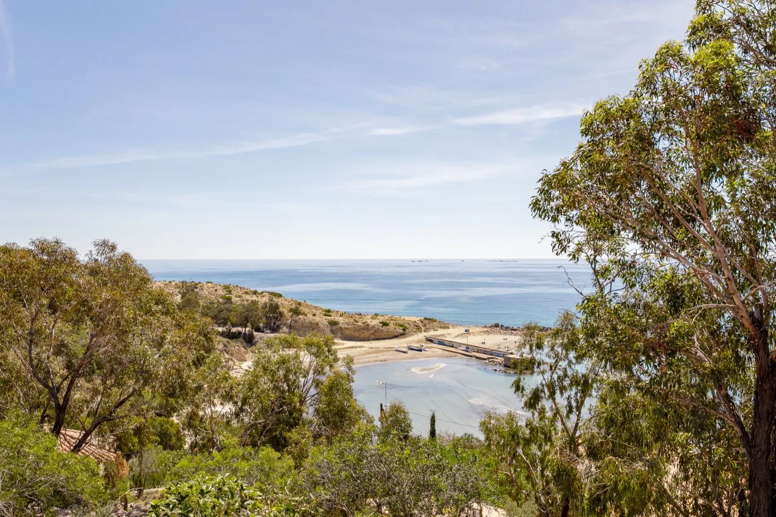 De baai van Coveta Fuma